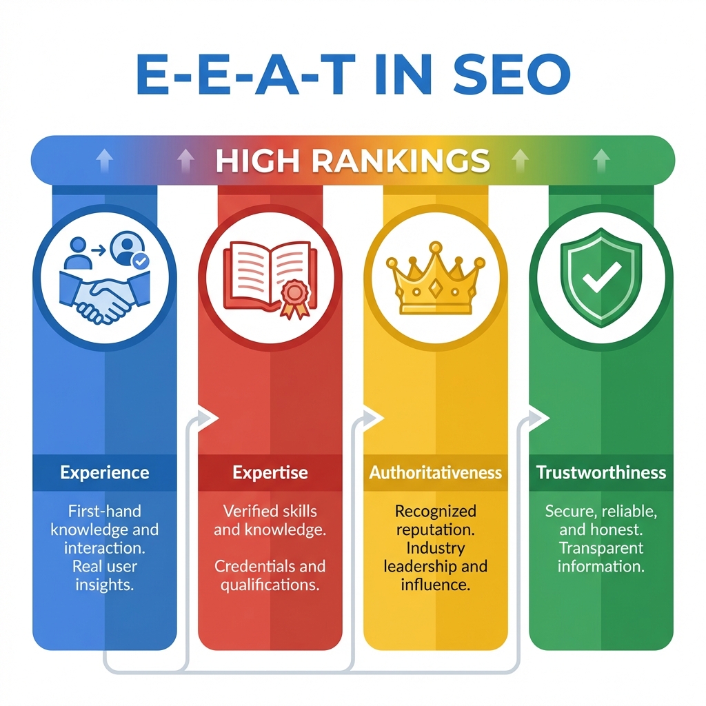 E-E-A-T SEO Diagram