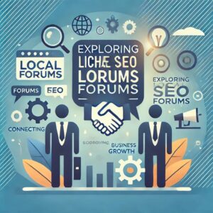 'Exploring Niche Local SEO Forums'.