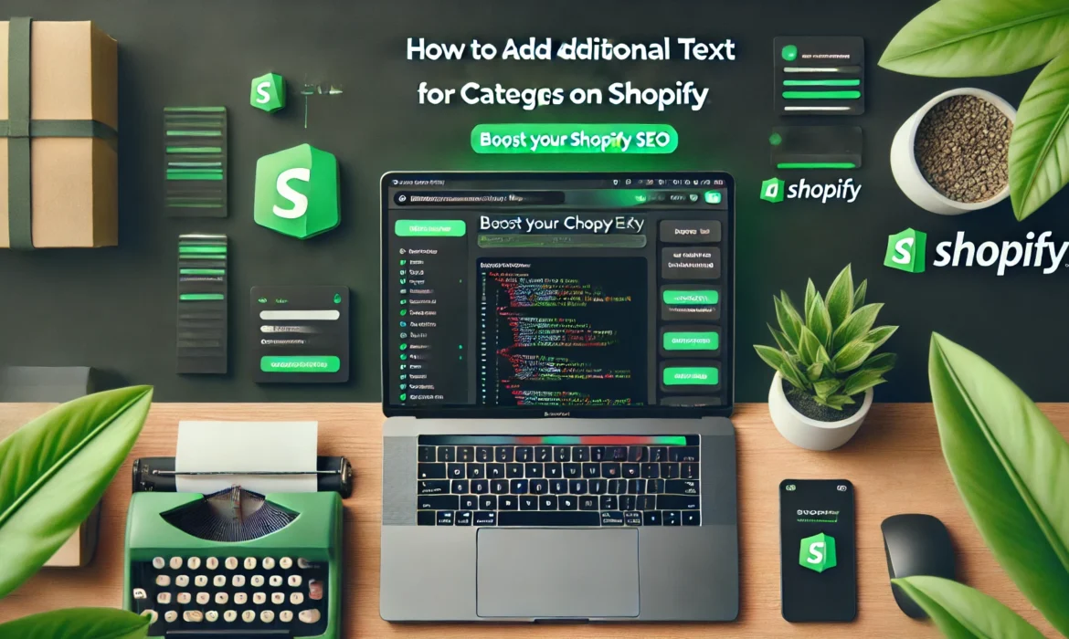 How to Add Additional Text to Category Pages on Shopify.