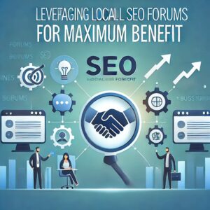 'Leveraging Local SEO Forums for Maximum Benefit'.