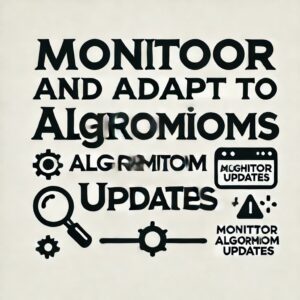 'Monitor and Adapt to Algorithm Updates'