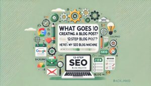 'What goes into creating a blog post_ Here’s my 12-step SEO blog machine.'