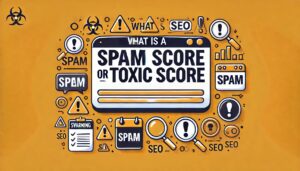 'What is a Spam Score or Toxic Score in SEO'.